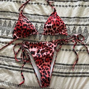 Shein Cheetah Print Bikini